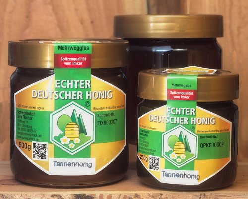 Wir haben jetzt auch Tannenhonig